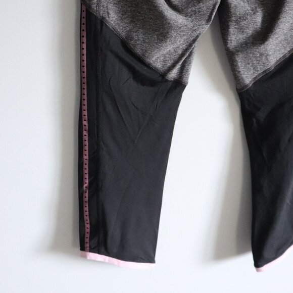 Lululemon Women's Pink/Grey Size 8 Pockets Activewear Crop Stretch Leggings - Picture 8 of 11